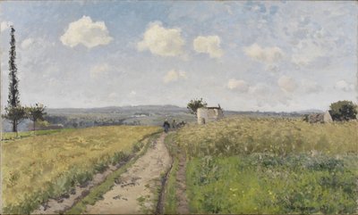 June Morning at Pontoise by Camille Jacob Pissarro